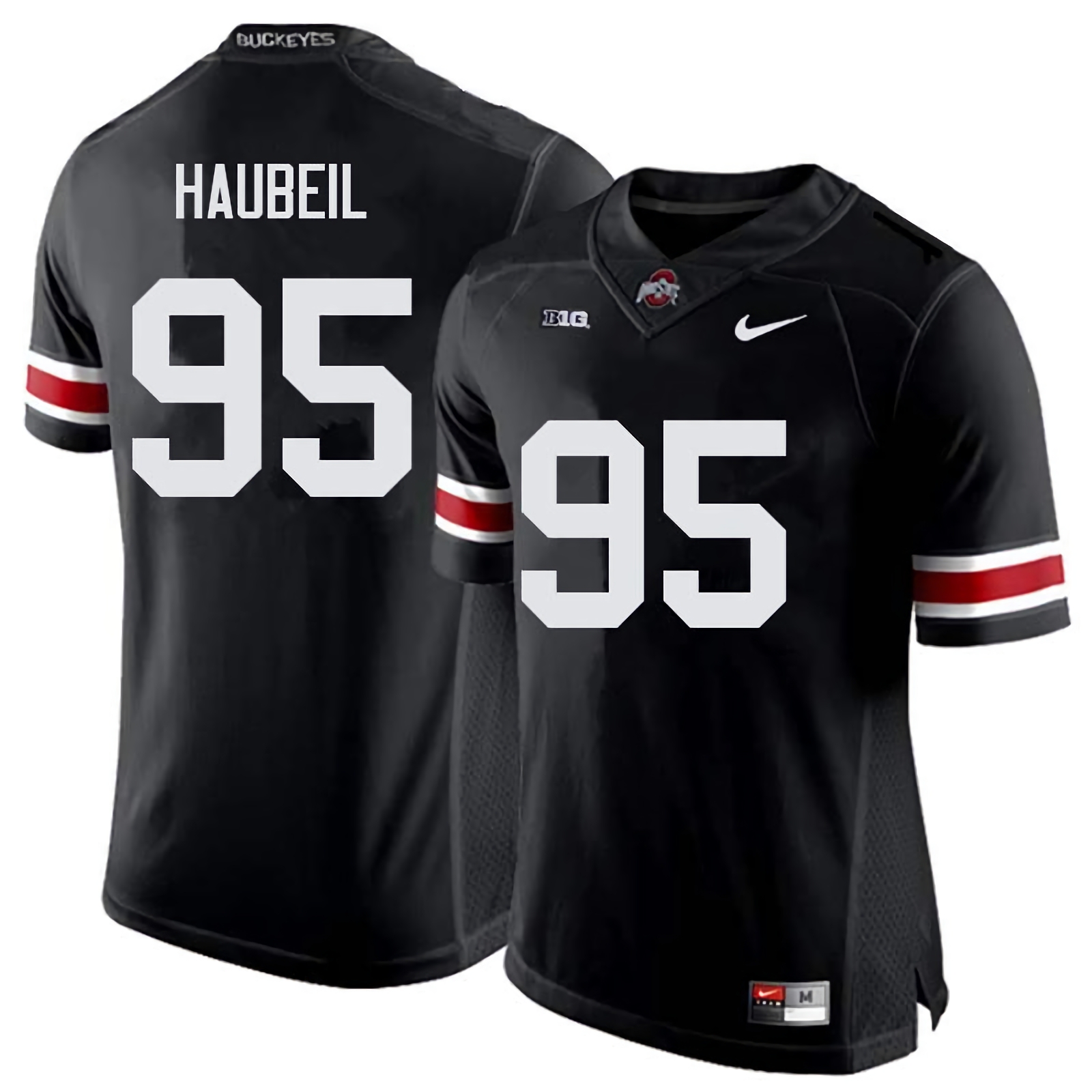 Blake Haubeil Ohio State Buckeyes Men's NCAA #95 Nike Black College Stitched Football Jersey QBD6656UR